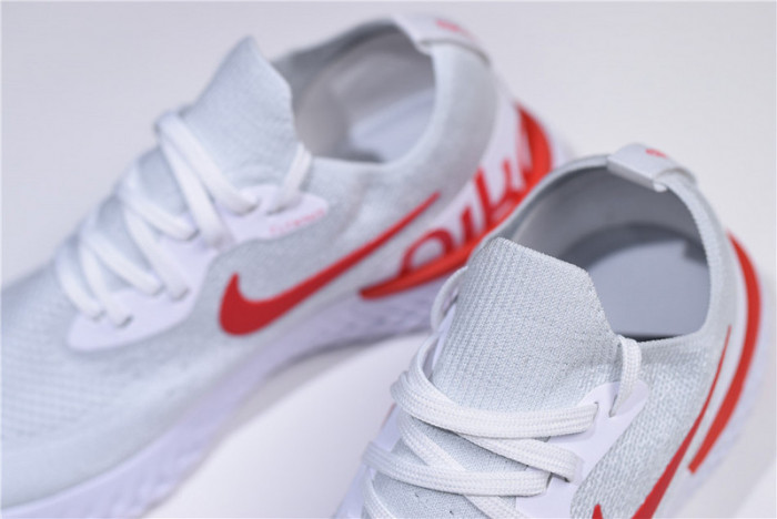 (image for) nike epic react flyknit white red AQ0067 800